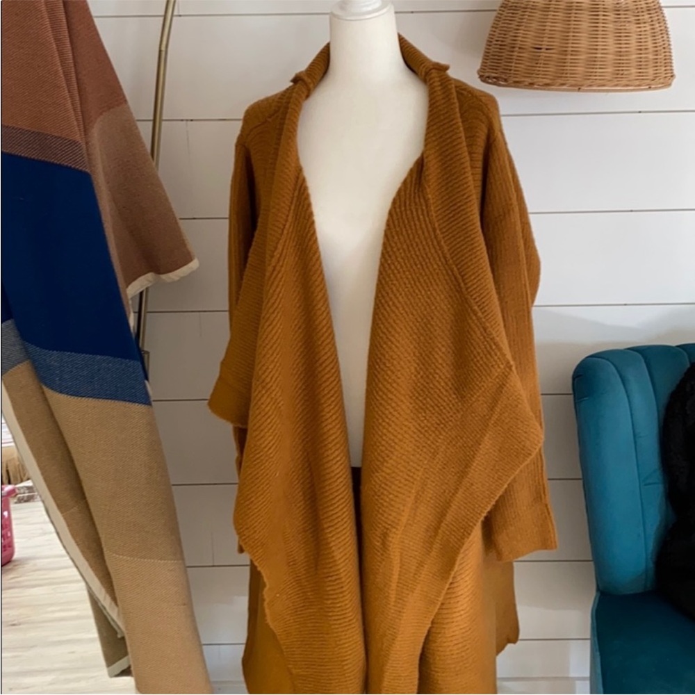 New with tag Mustard Seed oversized cardigan sweater coatigan with pockets